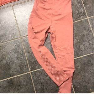 Zyia coral flame leggings